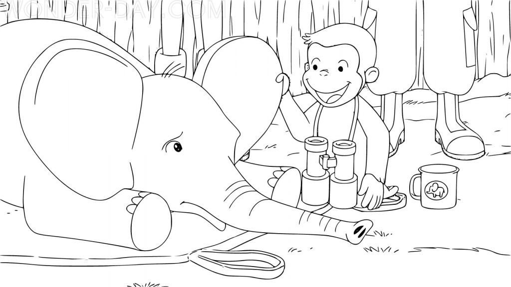 Jorge el curioso y el elefante