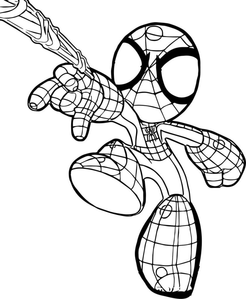 TelaraÃ±a Chibi Spider-Man