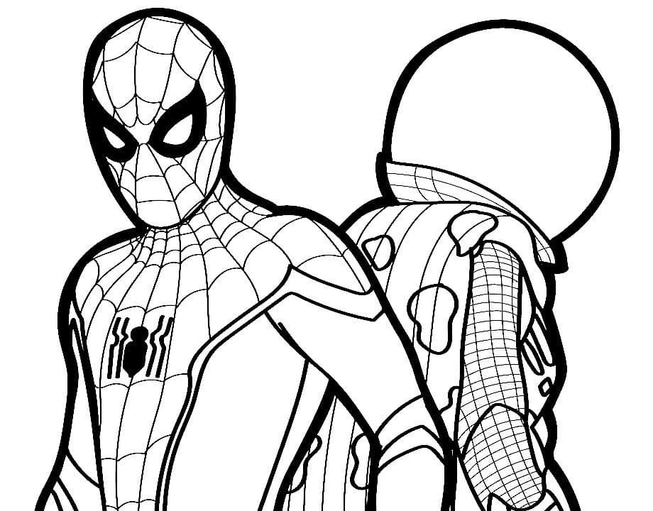 Hombre araña y Mysterio