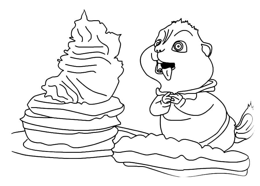 A Theodore le encantan los pasteles y otros dulces