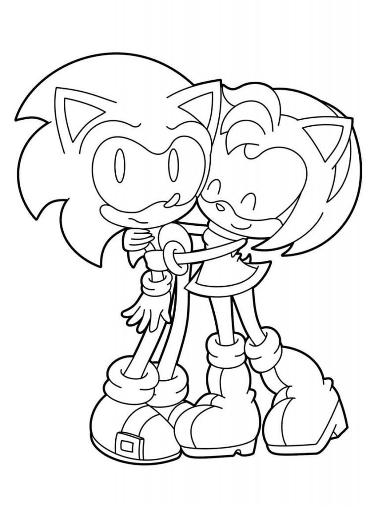 sonic y amy rose
