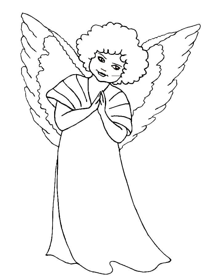 Ángel encantador con alas