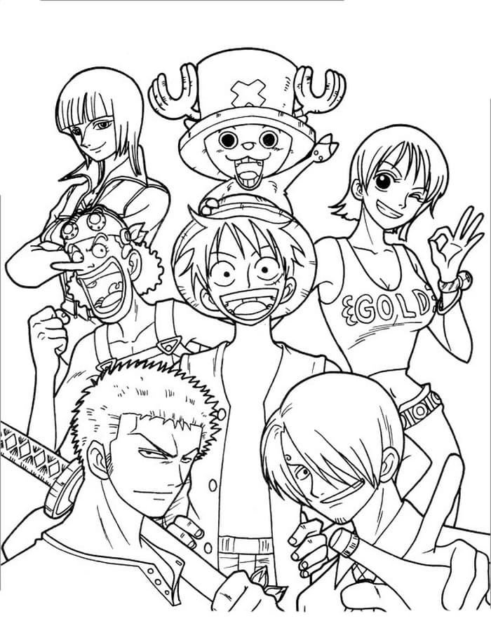 Personajes De Anime One Piece