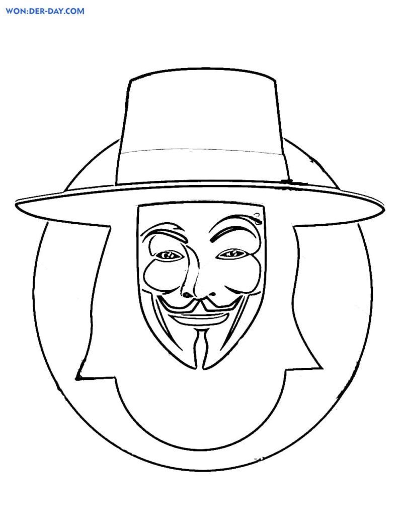 Anónimo con sombrero