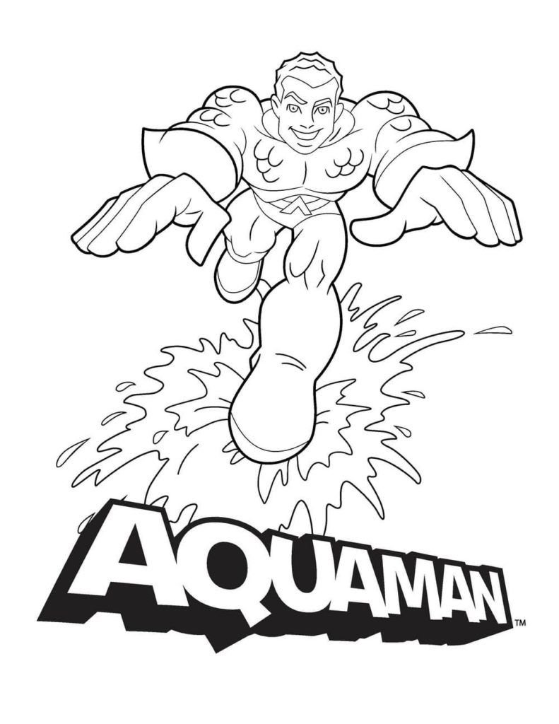 Dibujos animados de Aquaman