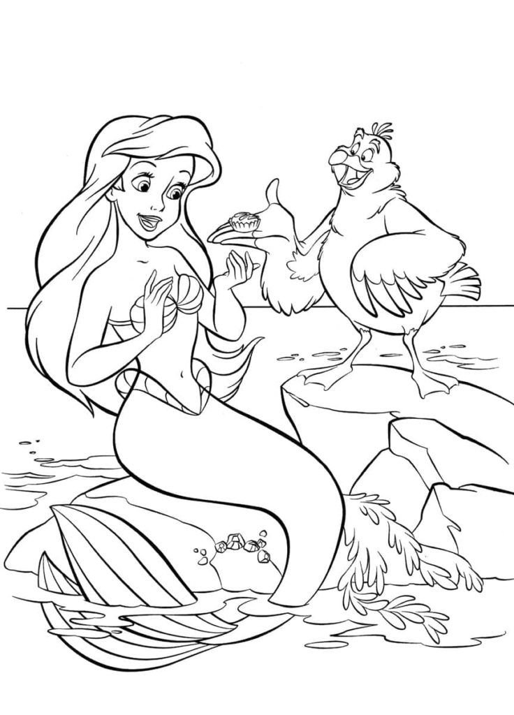 Bird trata a Ariel con caramelos