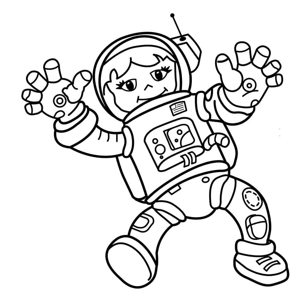 Niña astronauta