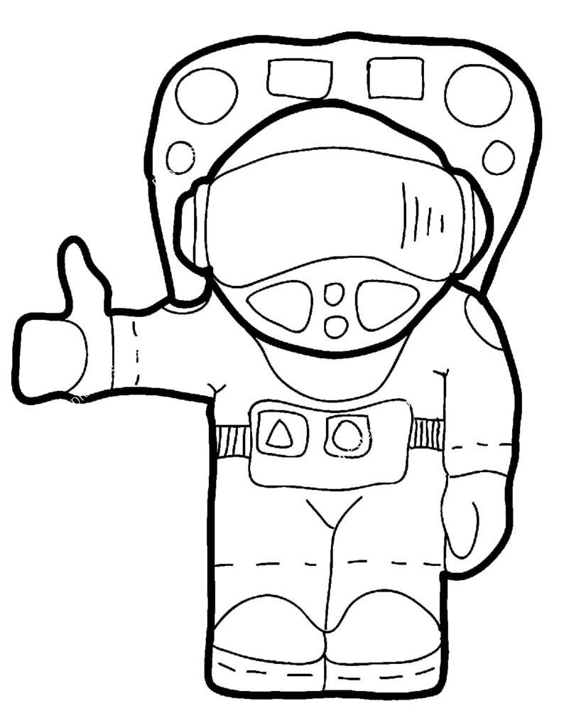 Cosmonauta para niños de 5 años