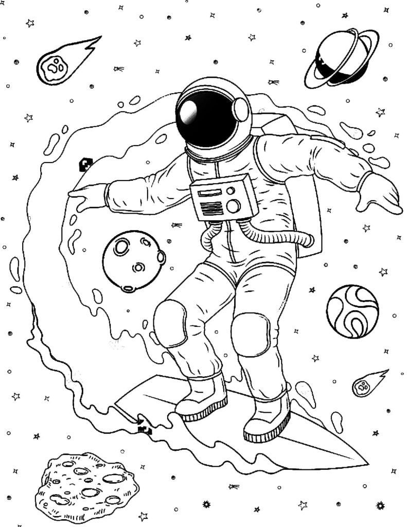Cosmonauta para niños de 7 años