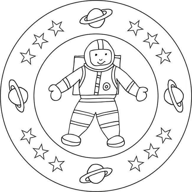 Astronauta mandala