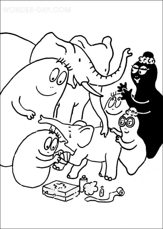 Barbapapa y elefantes