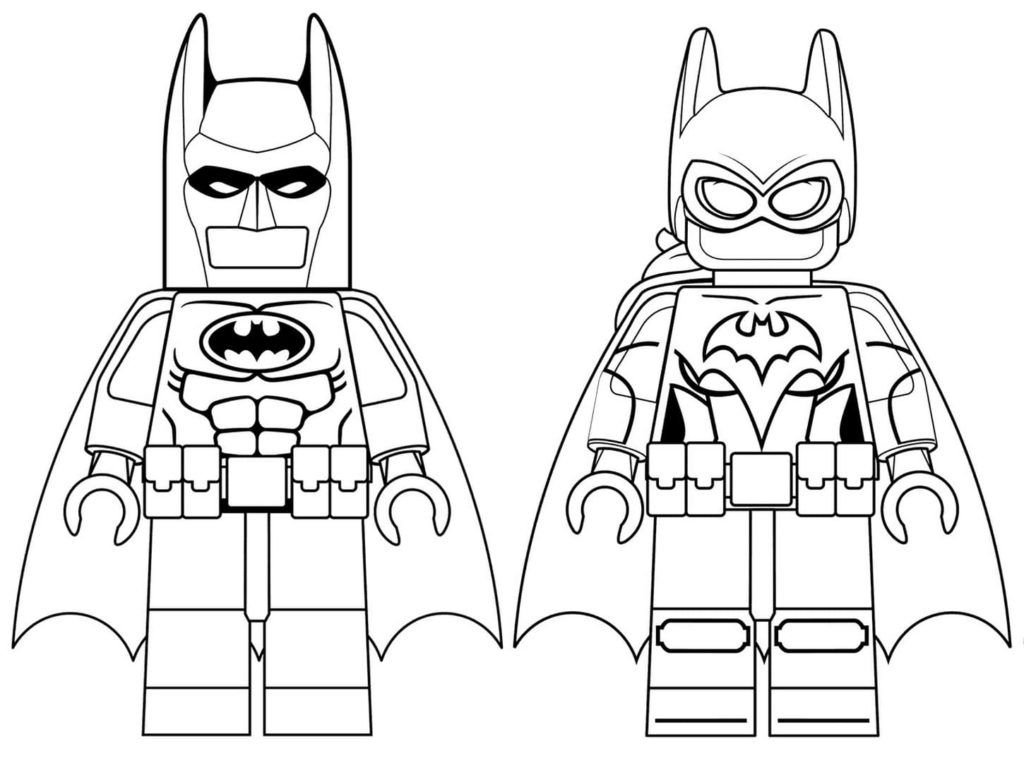 Batman y Batgirl Lego