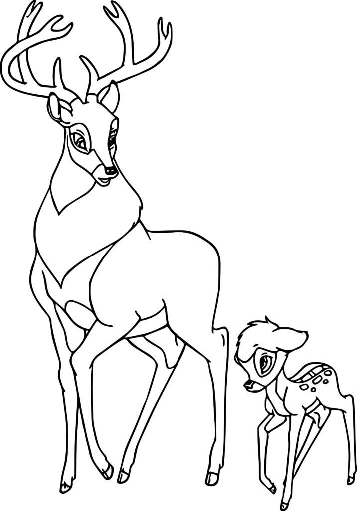 Bambi y su padre