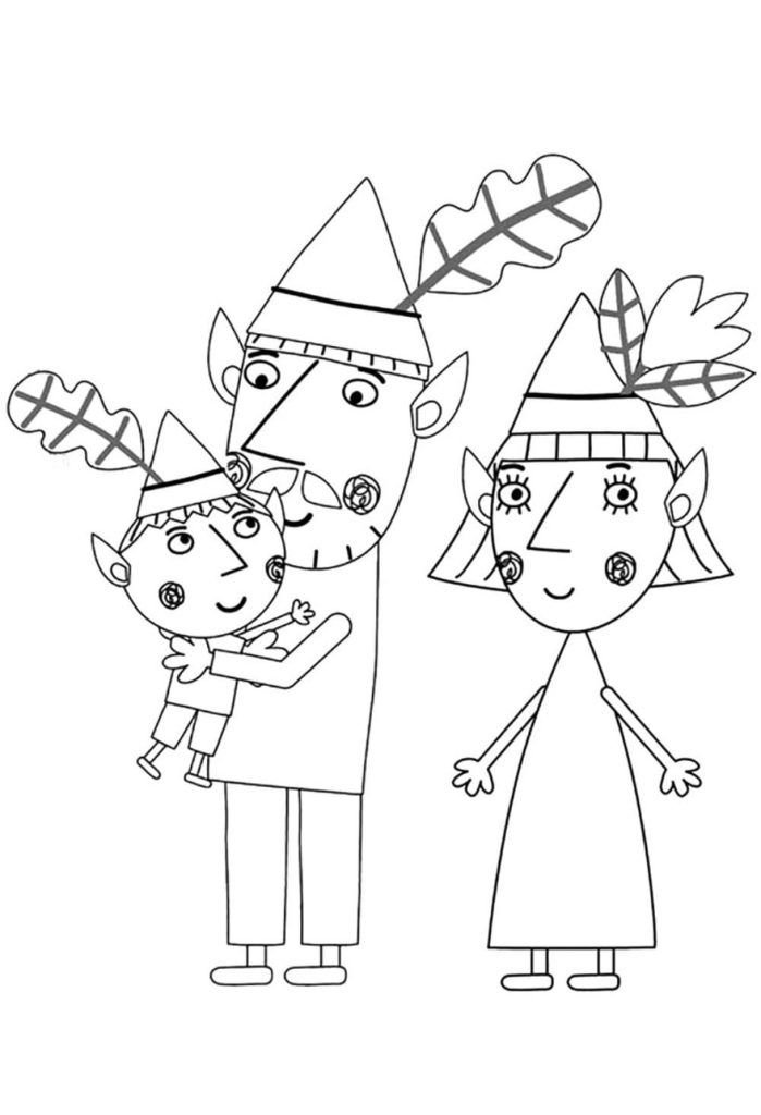 Familia de elfos