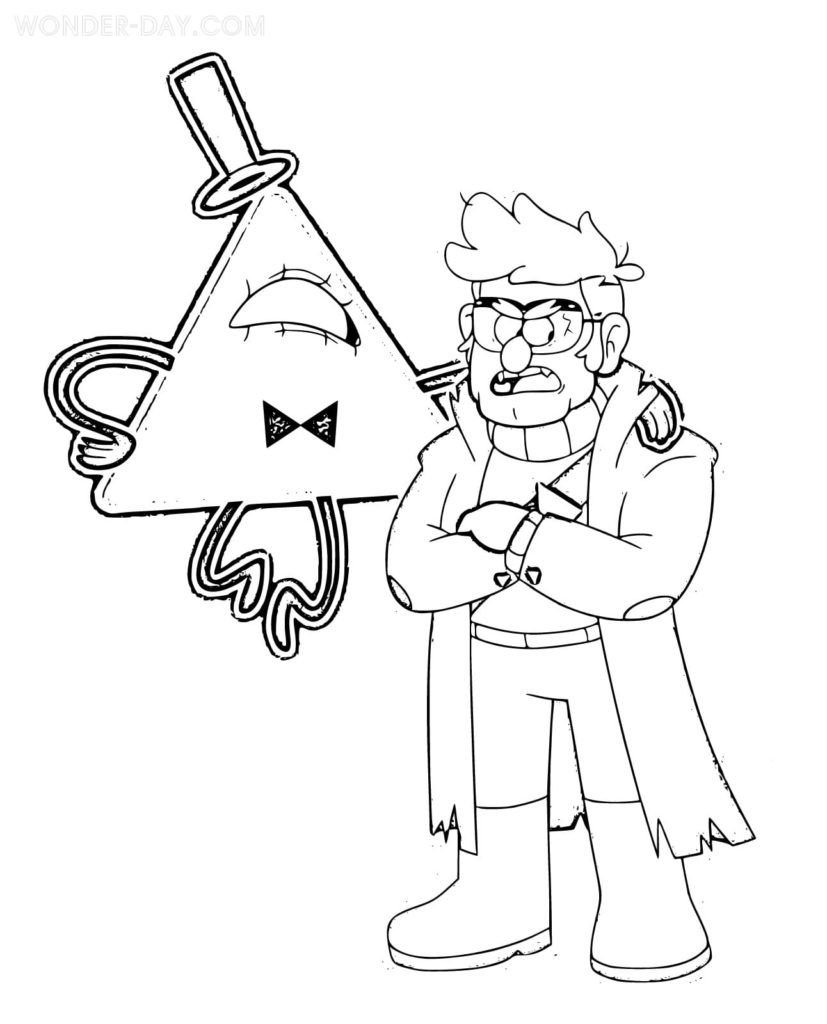 Bill Cipher y Ford Pines