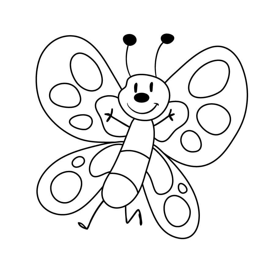 Mariposa para niños de 4 años