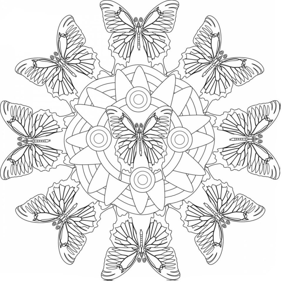 Mariposa Mandala