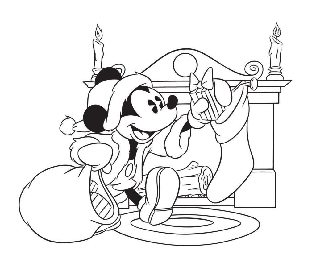 Mickey Mouse trajo regalos