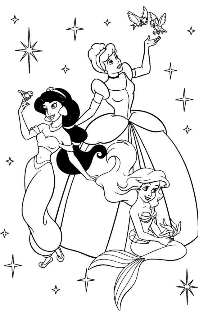 Jazmín, Cenicienta y Ariel