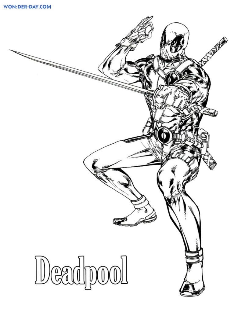 Deadpool con espada