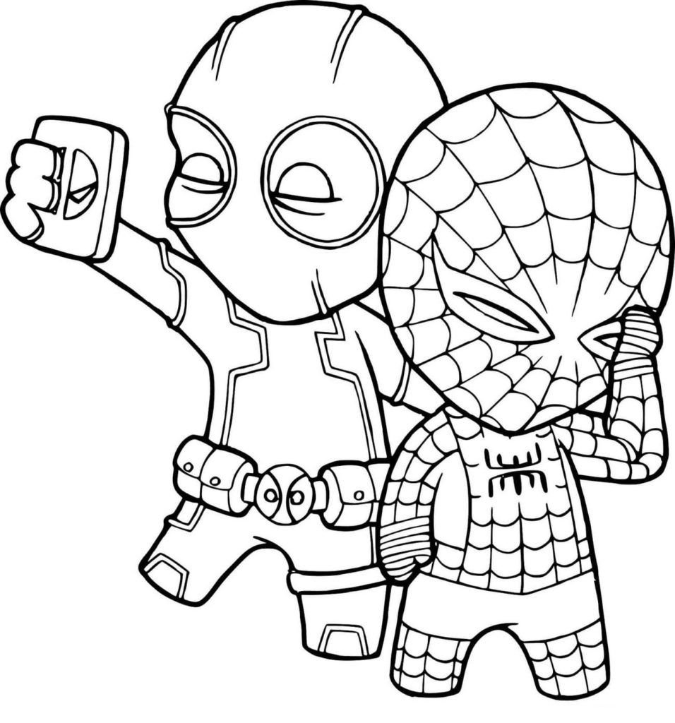Chibi Spider-Man, Deadpool