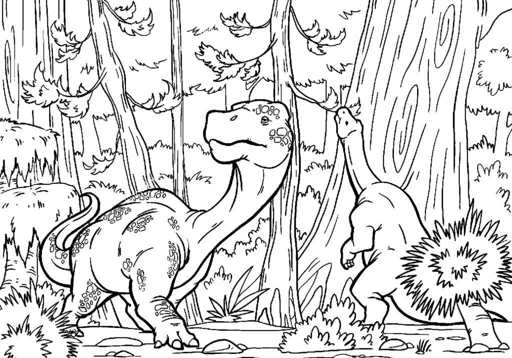 Dinosaurios en busca de comida