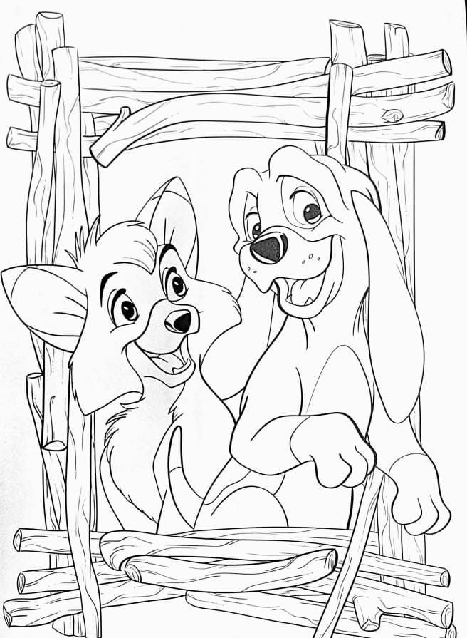 El perro y el zorro Disney