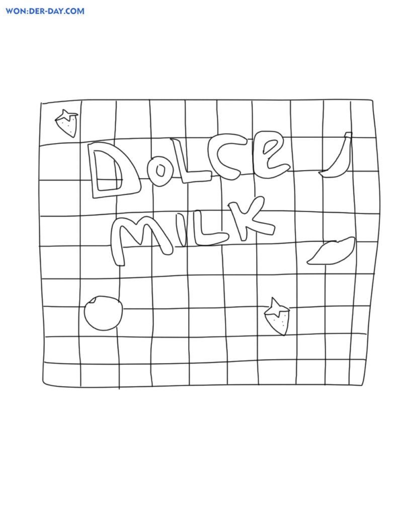 Libro para colorear Dolce Milk