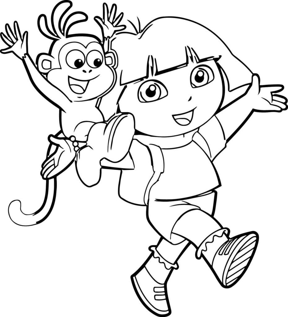 Dora y el mono