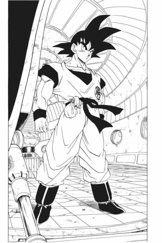 Dibujo de Goku para colorear