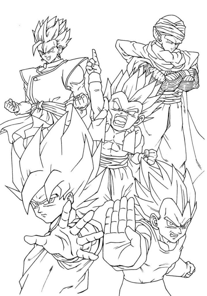 Goku y su equipo