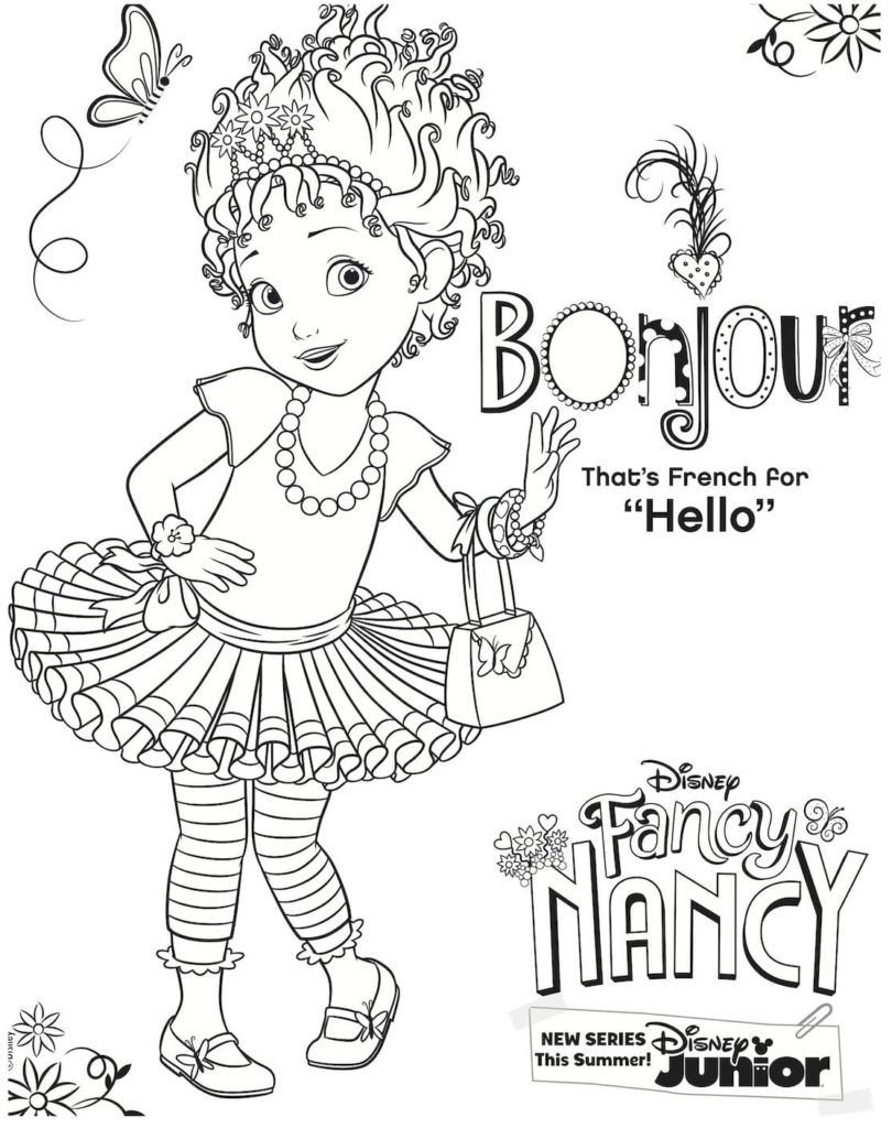 Fancy Nancy está aprendiendo francés