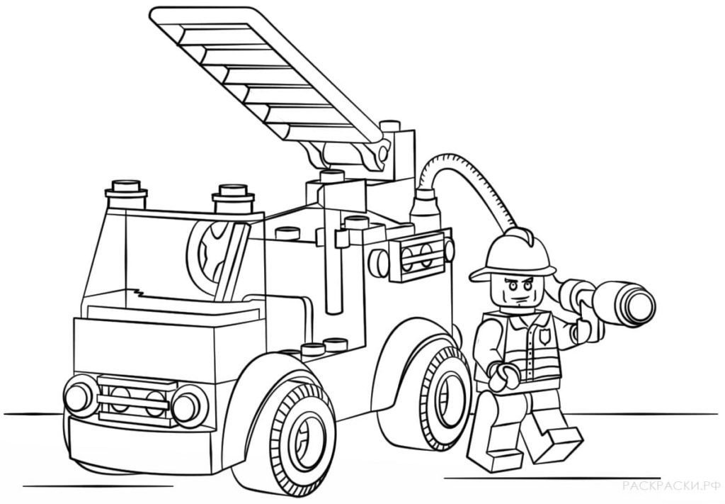 Camión de bomberos Lego