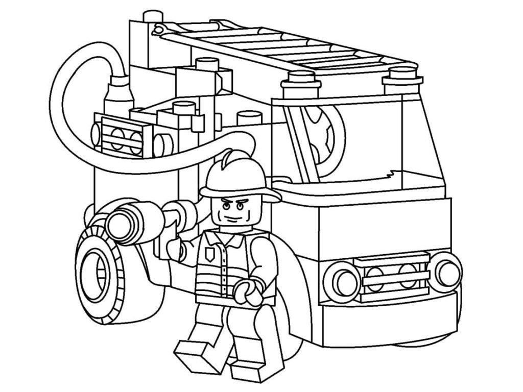 Camión de bomberos Lego