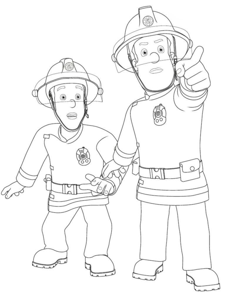 El bombero Sam ordena