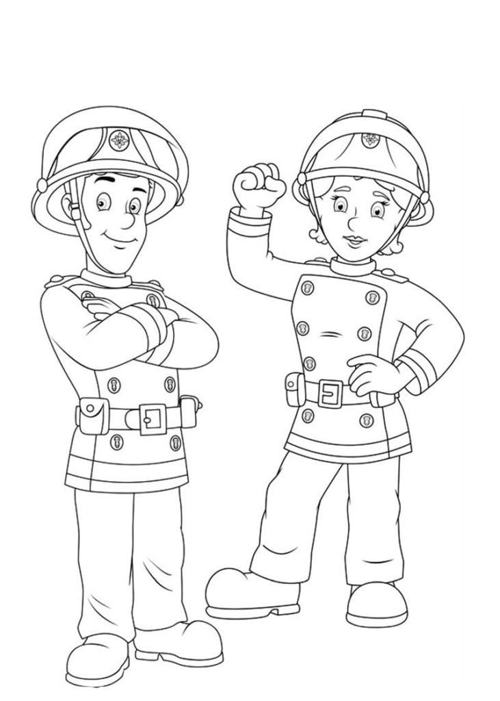 Los valientes bomberos siempre están listos para ayudar