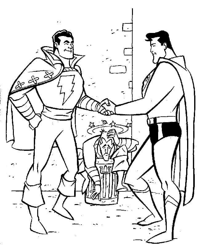 Flash y Superman atraparon a un ladrón