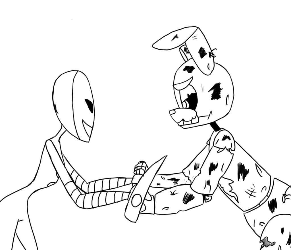 Marioneta y Bonnie
