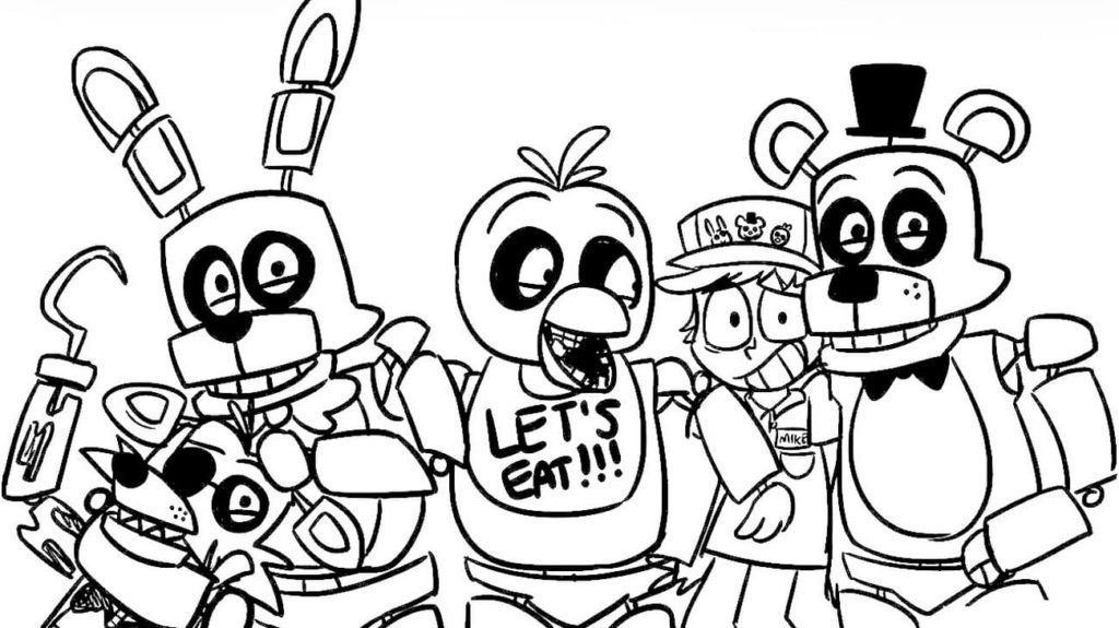 Freddy y otros animatrónicos
