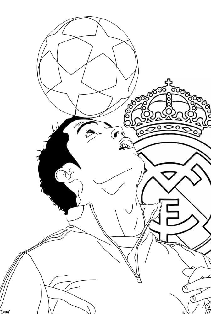 Cristiano Ronaldo con el balÃ³n