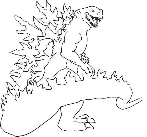 Godzilla enojado