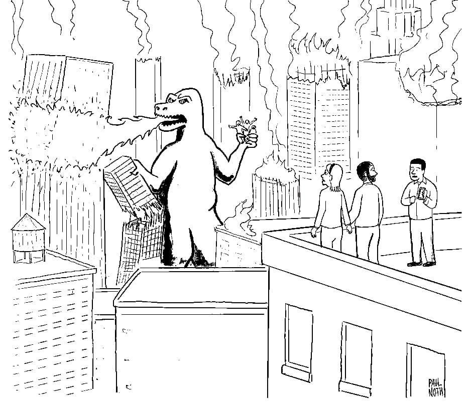Godzilla en la ciudad