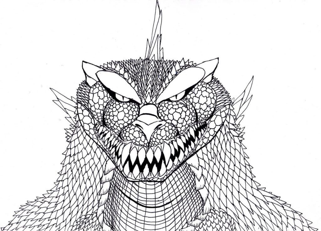 La cara de Godzilla