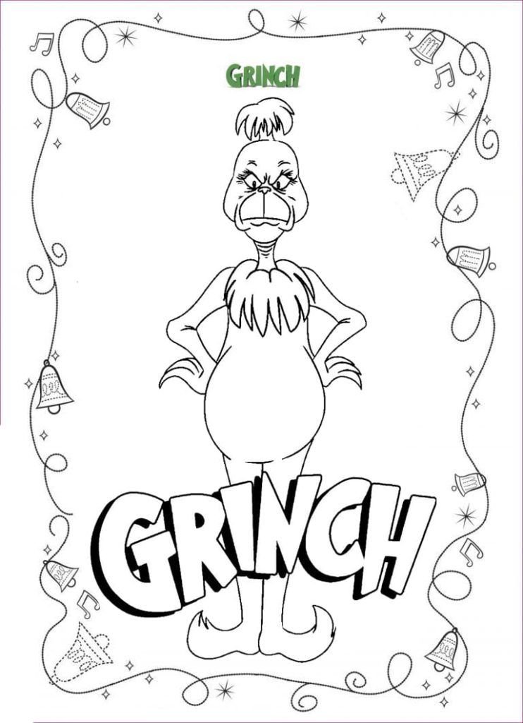 Grinch de dibujos animados