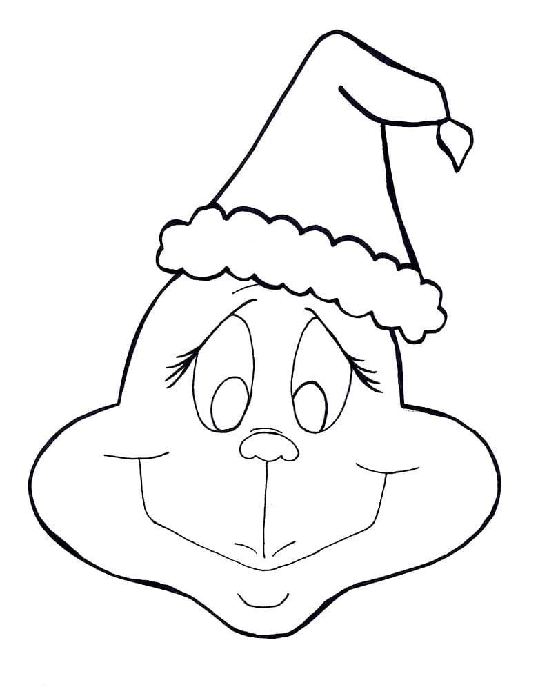 Grinch con sombrero de Santa Claus