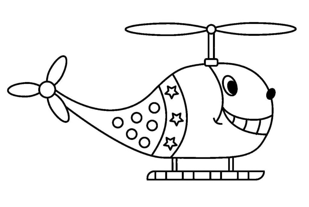 Helicóptero con ojos