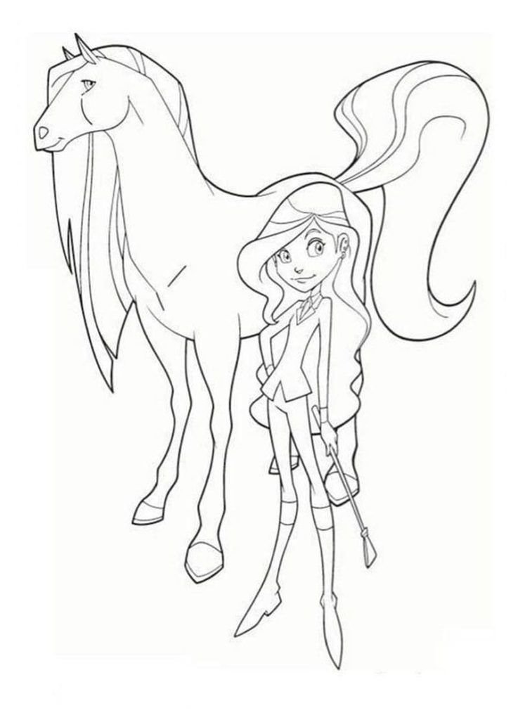 Sarah y su caballo