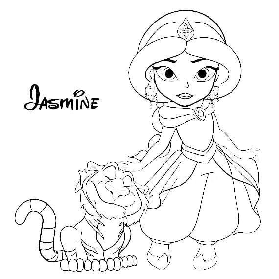 Chibi Jasmine y Tiger