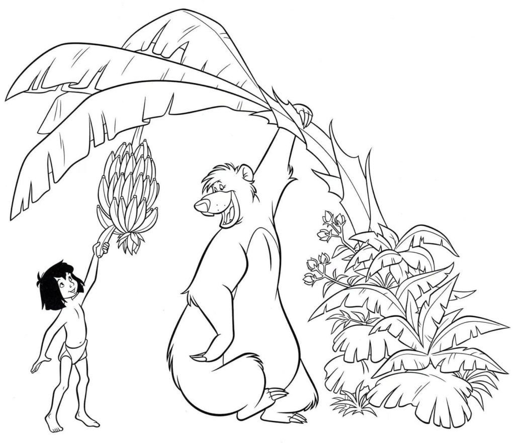 Siempre encontrarás comida deliciosa en la jungla, especialmente si un gran amigo como Baloo está cerca.