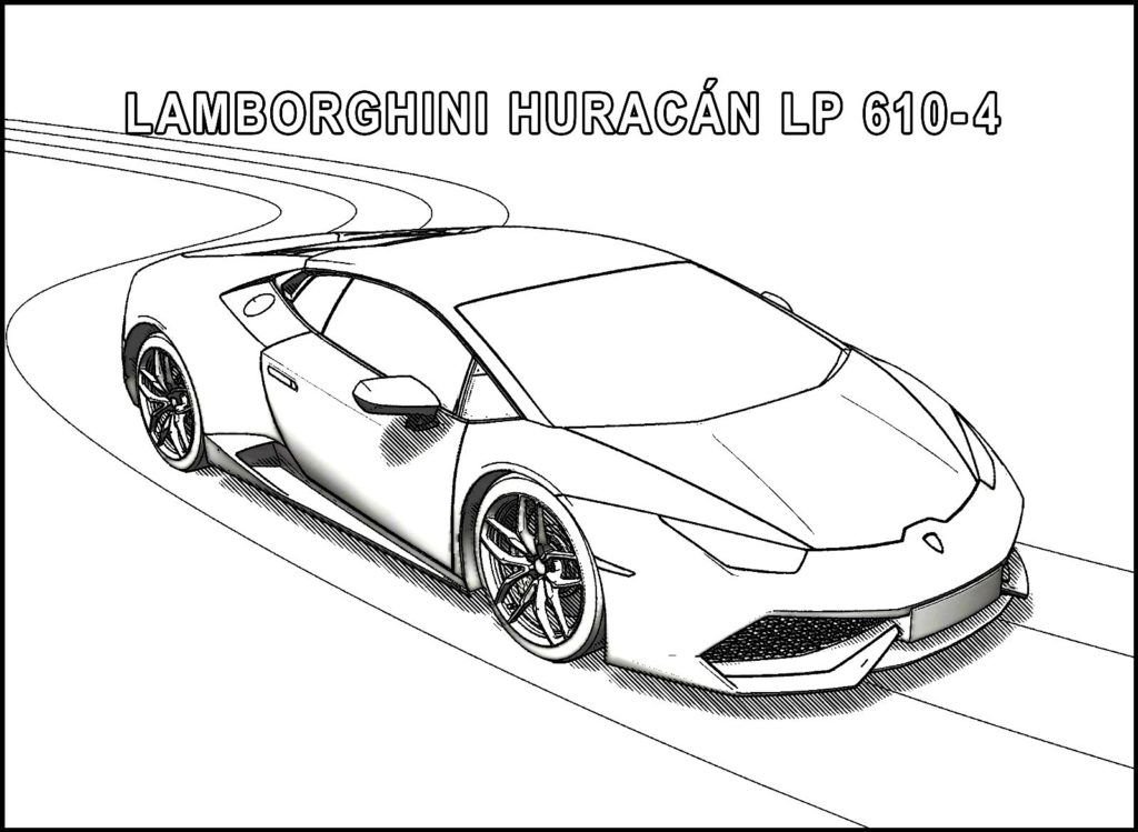 Lamborghini Huracan en la carretera